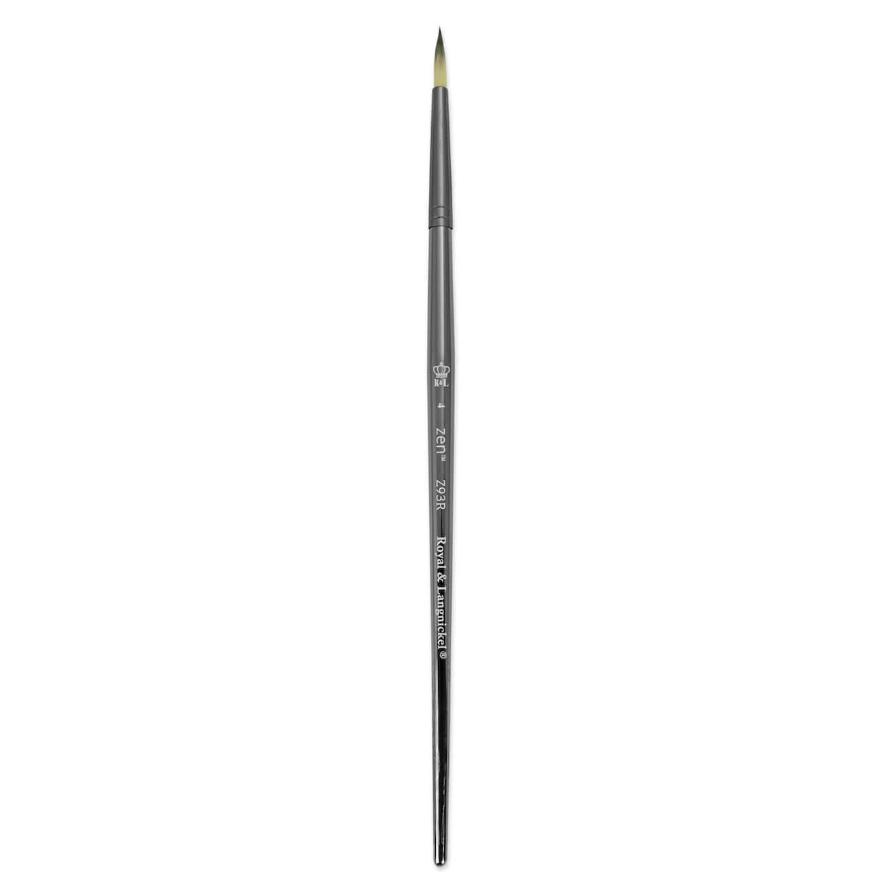 12 Pack: Zen™ Series 93 Short Handle Round Brush